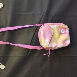 Volcom Cross Body Bag in Pink Tie Dye